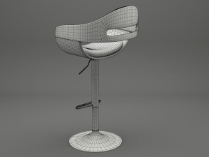 realistic chair 012 3D Model