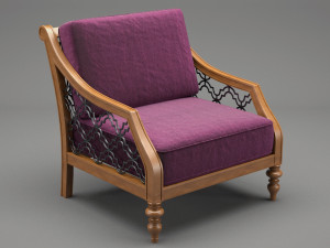 armchair 006 Model 3D