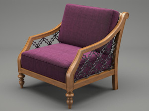 armchair 006 Model 3D