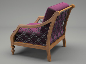 armchair 006 Model 3D