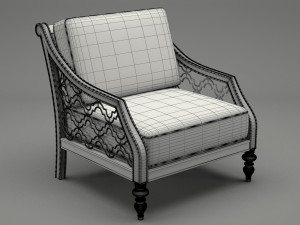 armchair 006 Model 3D