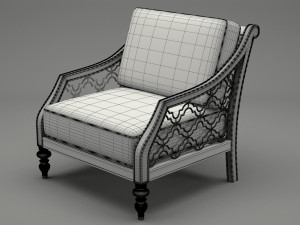 armchair 006 Model 3D