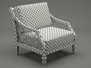 armchair 006 Model 3D