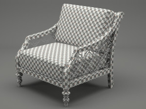 armchair 006 Model 3D