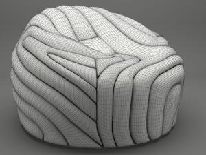 realistic chair 013 3Dモデル