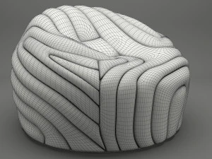 realistic chair 013 3D Model