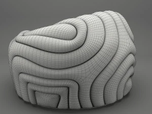 realistic chair 013 3D Model