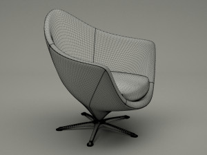 armchair 001 3D 模型