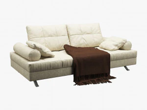 फोटोरिअलिस्टिक सोफा 019 3D मॉडल