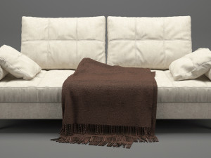 photorealistic sofa 019 3D Модель