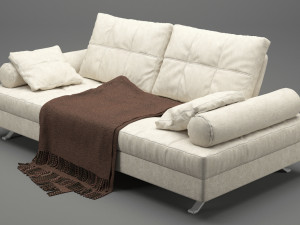 photorealistic sofa 019 3D Модель