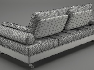 photorealistic sofa 019 3D Модель