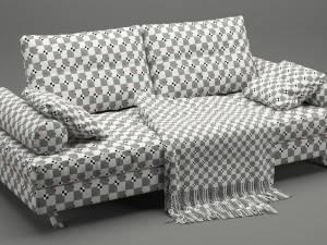 photorealistic sofa 019 3D Модель