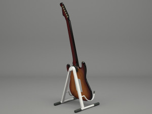 generic electric guitar 01 3D Модель