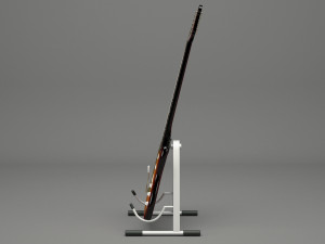 generic electric guitar 01 3D Модель
