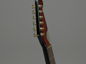 generic electric guitar 01 3D Модель