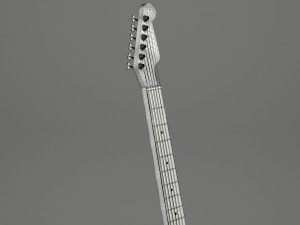 generic electric guitar 01 3D Модель
