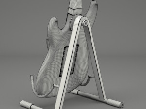 generic electric guitar 01 3D Модель