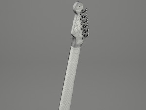 generic electric guitar 01 3D Модель