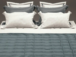 photorealistic bed set 012 3D Model