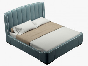 photorealistic bed 001 3D Model