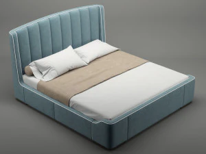 photorealistic bed 001 3D Model