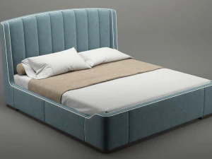 photorealistic bed 001 3D Model