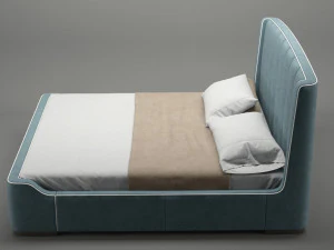 photorealistic bed 001 3D Model