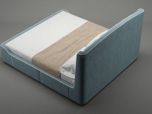 photorealistic bed 001 Modelo 3D