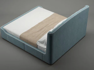 photorealistic bed 001 3D Model