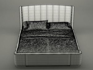 photorealistic bed 001 Modelo 3D