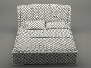 photorealistic bed 001 3D Model