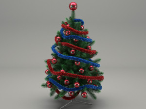 christmas tree 01 Modello 3D