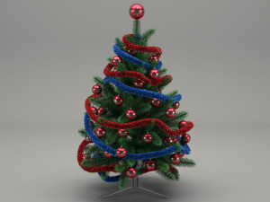 christmas tree 01 Modello 3D