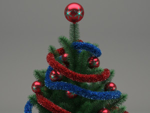 christmas tree 01 Modello 3D