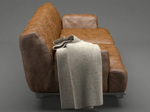 photorealistic sofa 020 3D Model