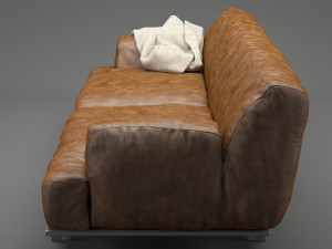 photorealistic sofa 020 3Dモデル