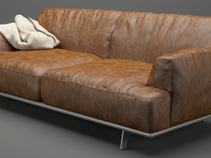 photorealistic sofa 020 3Dモデル