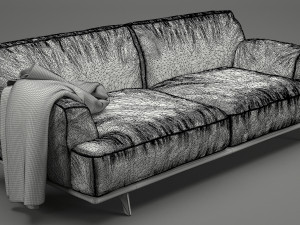photorealistic sofa 020 3Dモデル