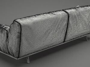 photorealistic sofa 020 3Dモデル