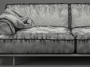 photorealistic sofa 020 3Dモデル
