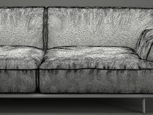 photorealistic sofa 020 3D Model