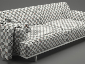 photorealistic sofa 020 3Dモデル