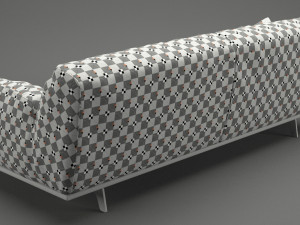 photorealistic sofa 020 3Dモデル