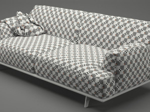 photorealistic sofa 020 3Dモデル