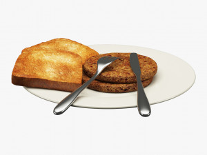 breakfast food 004 3D Model