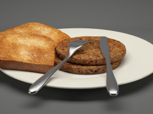 breakfast food 004 Modelo 3D