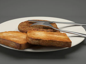 breakfast food 004 3D Model