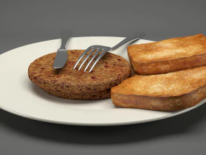 breakfast food 004 3D Model