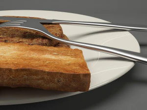 breakfast food 004 3D Model